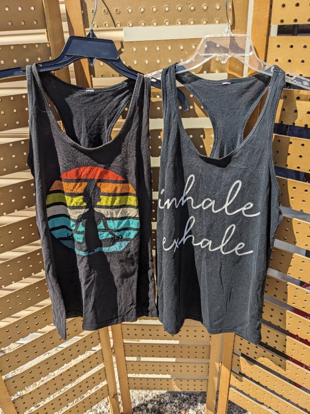 Set of 2 Yoga Racerback Tanks Sz M - Picture 1 of 3